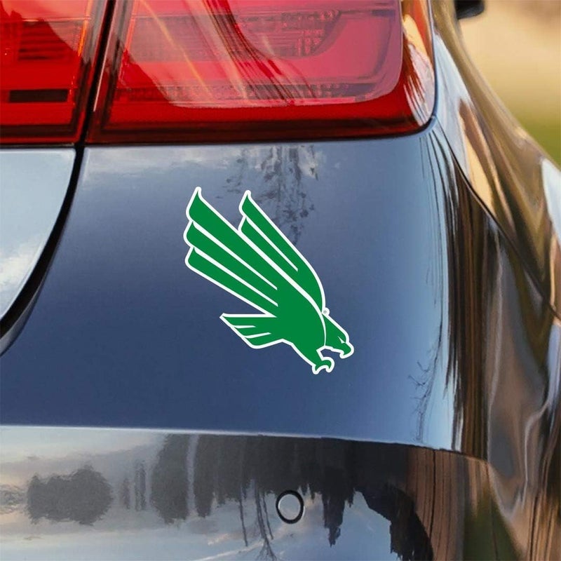 Nudge Printing Collegiate NCAA Car Decal Made from Premium Weatherproof Vinyl (University of North Texas) - Image 3